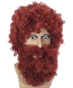 Perruque-Barbe-Rousse